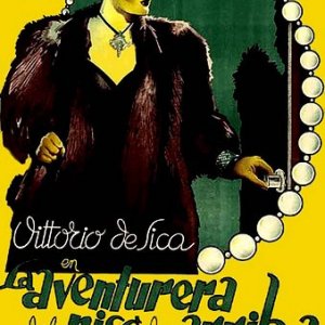Locandina spagnola del film L'avventuriera del piano di sopra (1941)
