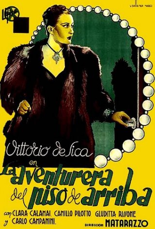 Locandina spagnola del film L'avventuriera del piano di sopra (1941)