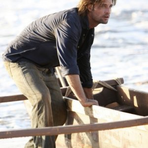 Lost: Josh Holloway in una scena dell'episodio Recon