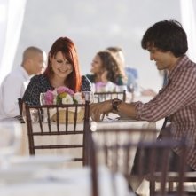 Michael Steger Ed Amber Wallace In Una Scena Dell Episodio What S Past Is Prologue Di 90210 149777