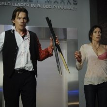 Una sequenza del film Daybreakers con Ethan Hawke e Claudia Karvan