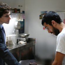 Flavio Parenti ed Edoardo Gabbriellini in una sequenza del film Io sono l'amore
