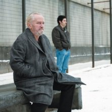Niels Arestrup e Tahar Rahim in una scena del film Il profeta (2009)