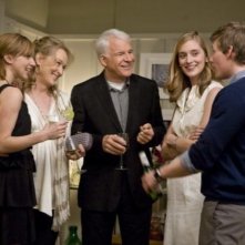 Zoe Kazan, Meryl Streep, Steve Martin, Hunter Parrish e Caitlin Fitzgerald nel film E' complicato