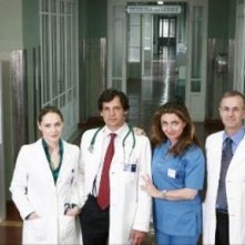 Fabrizia Sacchi Con Gli Altri Interpreti Del Serial Medicina Generale 150088