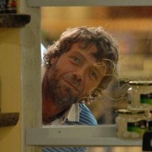 Massimo Ciavarro in una scena della fiction Fratelli Benvenuti