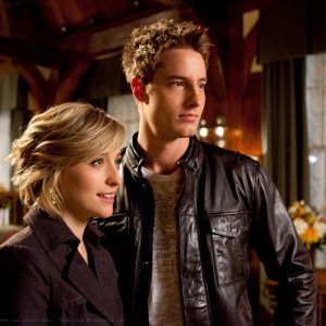 Chloe (Allison Mack) e Oliver (Justin Hartley) in una scena dell'episodio Escape di Smallville