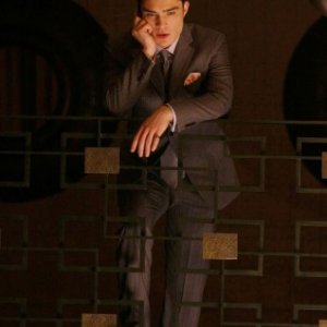 Chuck Bass (Ed Westwick) in un'immagine dell'episodio The Lady Vanished di Gossip Girl