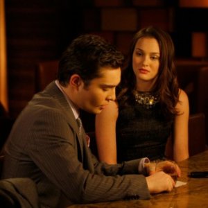 Chuck (Ed Westwick) e Blair (Leighton Meester) nell'episodio The Lady Vanished di Gossip Girl
