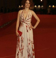 Camilla Filippi sull'Orange Carpet del Roma Fiction Fest