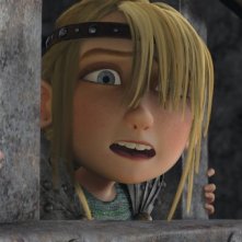 Astrid in una sequenza del film Dragon Trainer