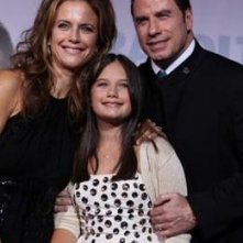 Ella Bleu Travolta, Kelly Preston e John Travolta alla Premiere internazionale del film Daddy Sitter