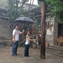 Jaden Smith e Jackie Chan si allenano sotto la pioggia del remake di Karate Kid