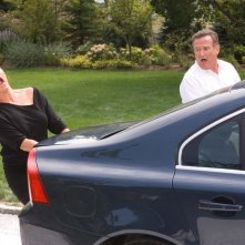 Robin Williams e Kelly Preston in un'immagine del film Daddy Sitter