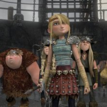 Un'immagine di Astrid, vichinga avventurosa, dal film Dragon Trainer
