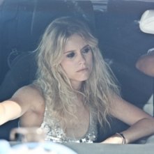 Cecilia Albertini sul set di Piazza Giochi