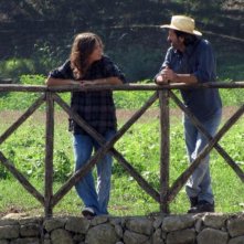 Giovanna Mezzogiorno e Rocco Papaleo in un'immagine del film Basilicata Coast to Coast