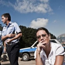 Giovanna Mezzogiorno in una scena del film Basilicata Coast to Coast