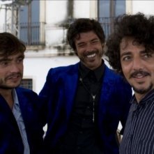 Paolo Briguglia, Alessandro Gassman e Max Gazzè nel film Basilicata Coast to Coast