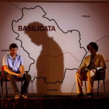 Una scena simbolica dal film Basilicata Coast to Coast