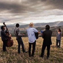Rocco Papaleo, Paolo Briguglia, Alessandro Gassman e Max Gazzè in una scena di Basilicata Coast to Coast
