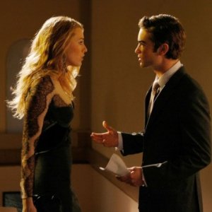 Serena (Blake Lively) discute con Nate (Chace Crawford) nell'episodio The Sixteen Year Old Virgin