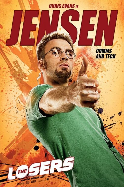 Character Poster Per The Losers Chris Evans E Jensen 151114