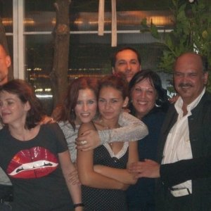 Gianmarco Tognazzi, Barbara Bobulova, Simona Borioni, Nicole Murgia, Rossella Drudi, Claudio Fragasso e Luca Lionello al party di postproduzione de Le ultime 56 ore