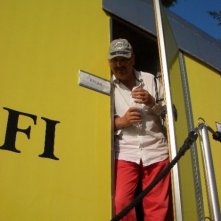 Il regista Claudio Fragasso sul set de Le ultime 56 ore