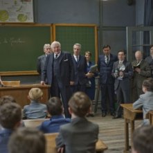 Sandrine Kiberlain e Michel Galabru in una sequenza de Il piccolo Nicolas e i suoi genitori