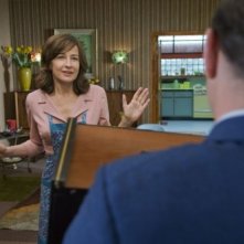 Valérie Lemercier e Kad Merad in una scena della commedia Il piccolo Nicolas e i suoi genitori