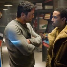 Gerard Butler e Ludacris in un'immagine del film Gamer