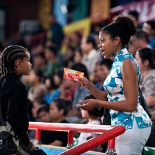 Jaden Smith e Taraji P. Henson in una sequenza del remake di Karate Kid, 2010