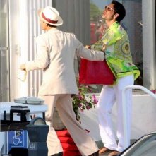 Jim Carrey e Rodrigo Santoro in una scena di Colpo di fulmine - Il mago della truffa