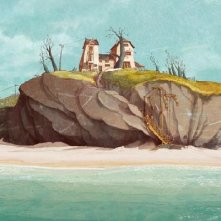 Un'immagine del paesaggio tra cielo e mare nel film Nat e il segreto di Eleonora