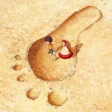 Un'immagine di Nat e Alice nel film d'animazione Nat e il segreto di Eleonora