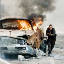 Una guerrigliera in azione nel film Gamer