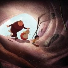 Una sequenza del film d'animazione Nat e il segreto di Eleonora