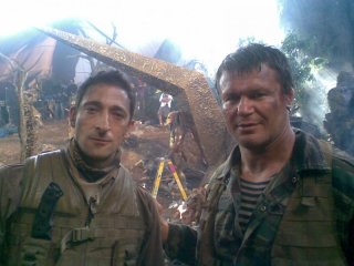Adrien Brody sul set di Predators (2010)