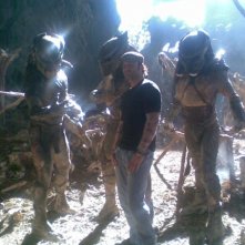 Robert Rodriguez E I Predators 2010 Sul Set Del Film 151519