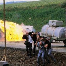 Una scena del serial Squadra Speciale Cobra 11