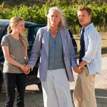 Amanda Seyfried, Vanessa Redgrave e Christopher Egan in una scena del film Letters to Juliet