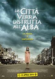 Locandina italiana del film La città verrà distrutta all'alba