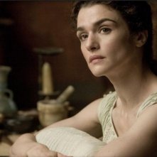 Primo piano di Rachel Weisz dal film Agora