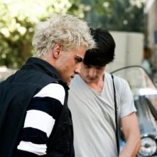 Andrea Montovoli e Lorenzo De Angelis in un'immagine del film Piazza Giochi