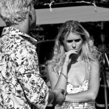 Cecilia Albertini con Andrea Montovoli in un'immagine di Piazza Giochi