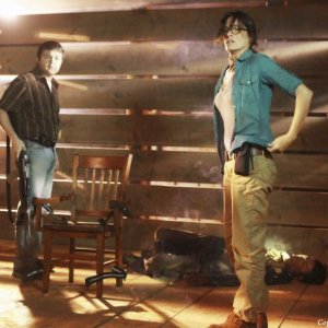 Sheila Kelley e Frederick Koehler nell'episodio Happily Ever After di Lost