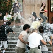 Una scena della commedia Piazza Giochi