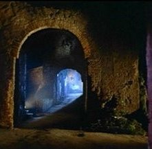 Il suggestivo villaggio del film Operazione paura (1966)