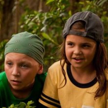Tanner Maguire e Bailee Madison in una sequenza del film Letters to God